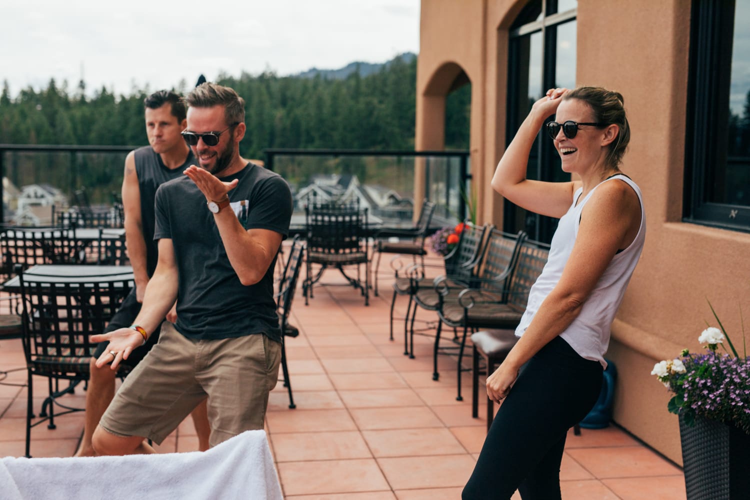 Brooke and Dave weddings story frame 2: A Fintry wedding at LaCasa Lakeside Resort, with a heart-opening ceremony, Okanagan Lake context and a danced-out ceremony exit..