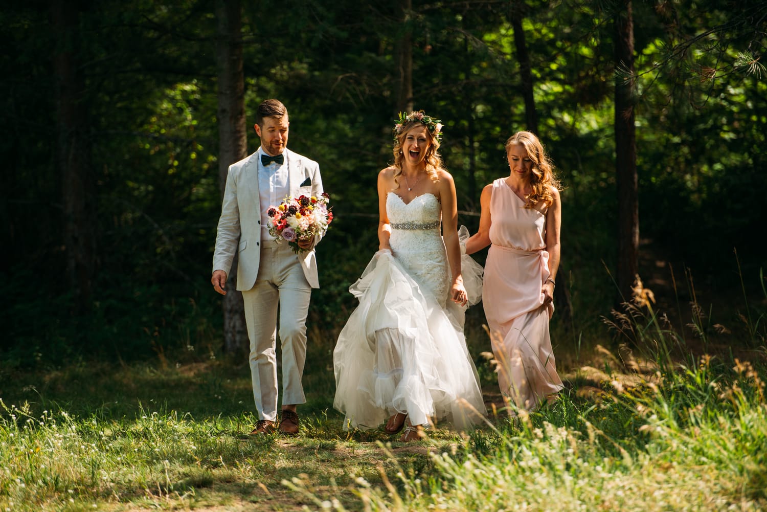Brooke and Dave weddings story frame 15: A Fintry wedding at LaCasa Lakeside Resort, with a heart-opening ceremony, Okanagan Lake context and a danced-out ceremony exit..