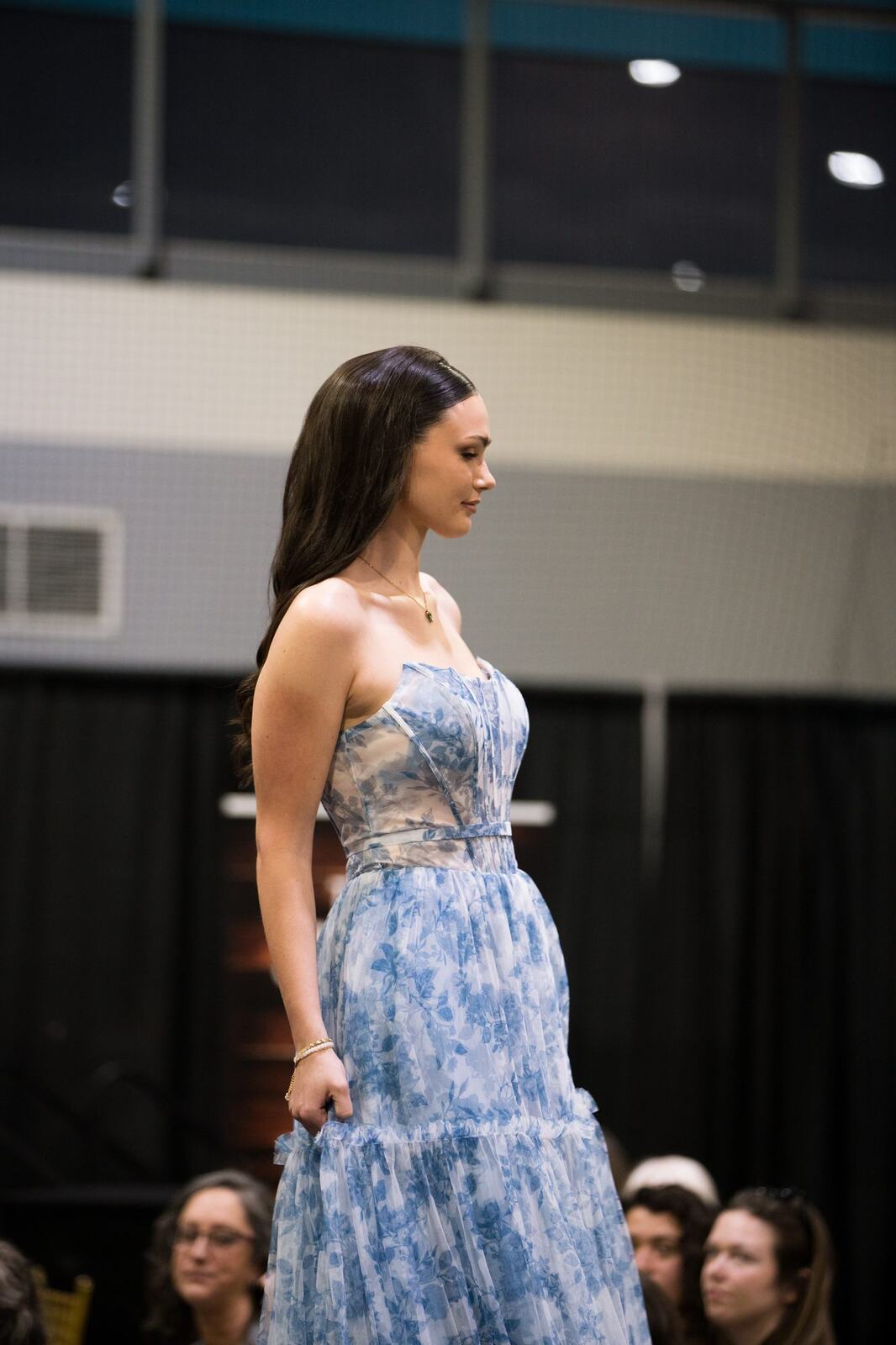 Diva Den at Kelowna Bridal Extravaganza corporate story frame 8: Runway and bridal beauty photography for Diva Den Day Spa at Kelowna Bridal Extravaganza, with women-focused looks from Sunny, Montana, Elena, Beth and Sky for Okanagan wedding and beauty brands..