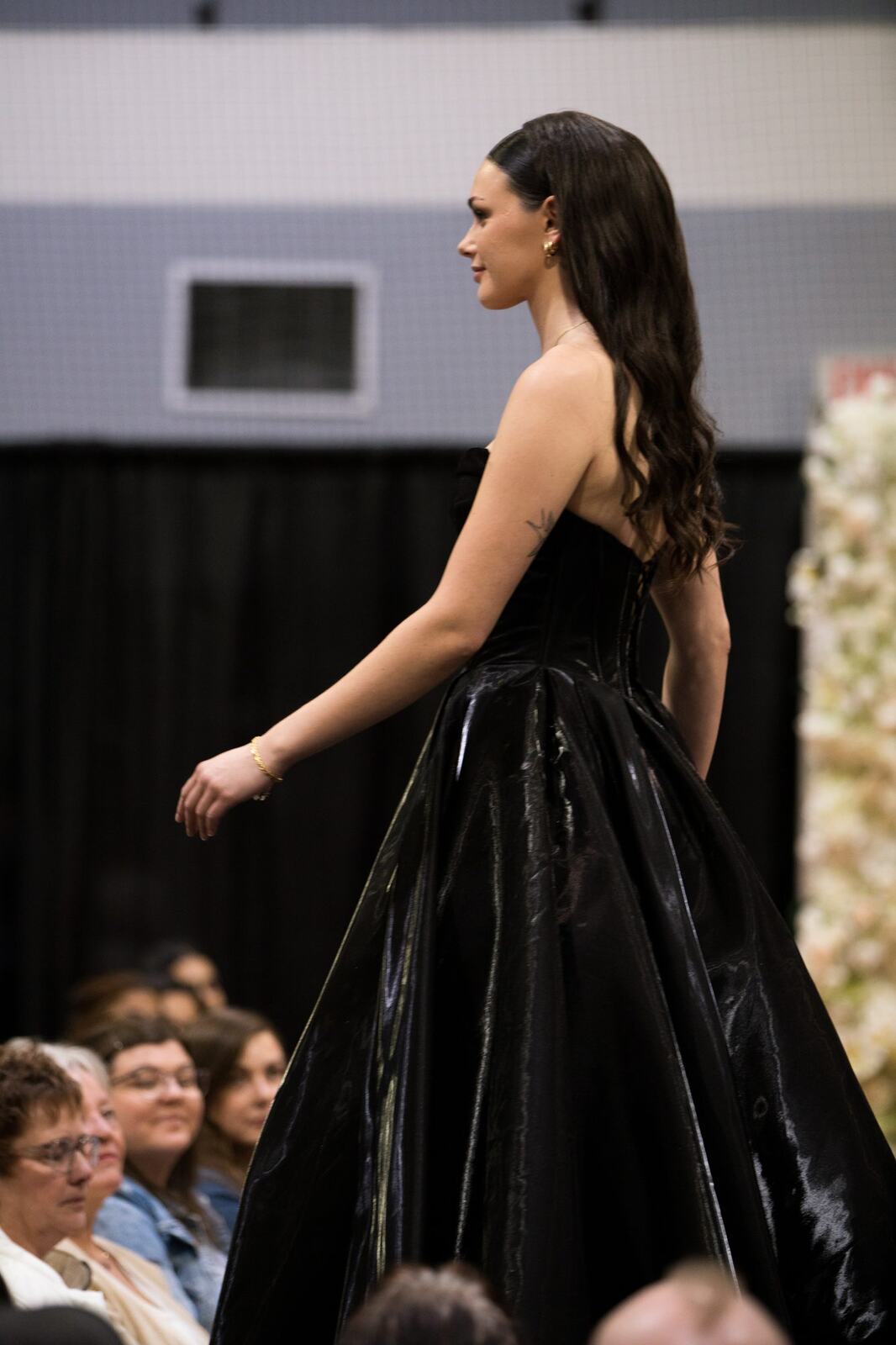 Diva Den at Kelowna Bridal Extravaganza corporate story frame 18: Runway and bridal beauty photography for Diva Den Day Spa at Kelowna Bridal Extravaganza, with women-focused looks from Sunny, Montana, Elena, Beth and Sky for Okanagan wedding and beauty brands..