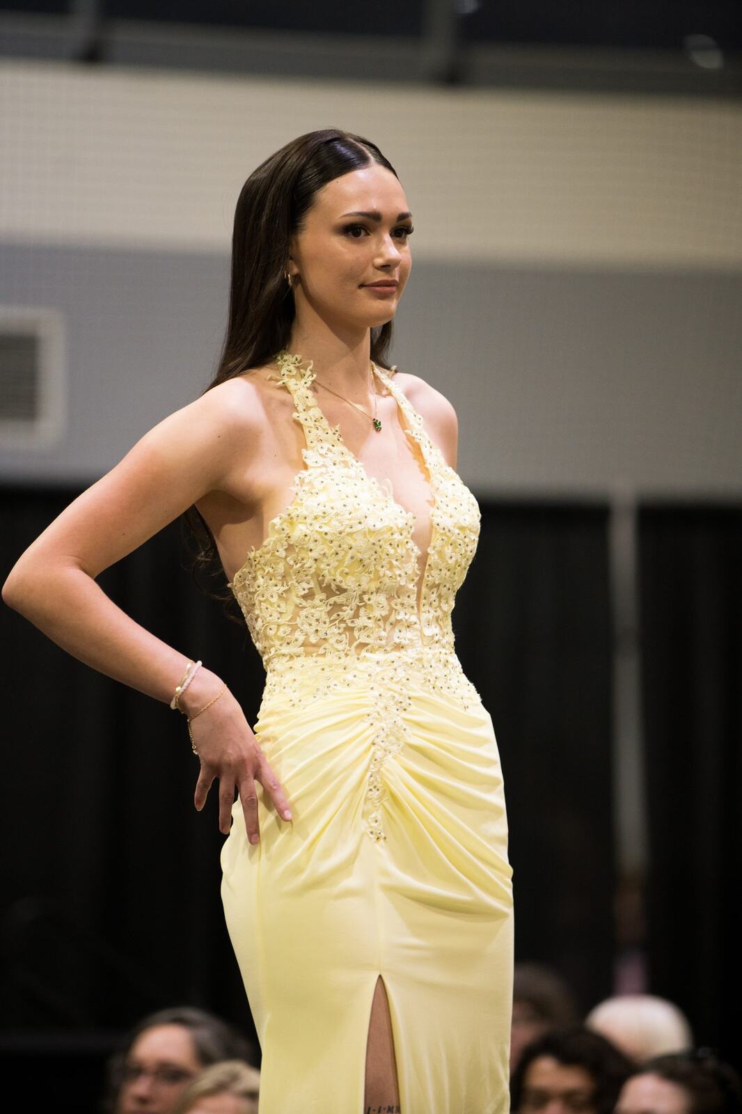Diva Den at Kelowna Bridal Extravaganza corporate story frame 24: Runway and bridal beauty photography for Diva Den Day Spa at Kelowna Bridal Extravaganza, with women-focused looks from Sunny, Montana, Elena, Beth and Sky for Okanagan wedding and beauty brands..