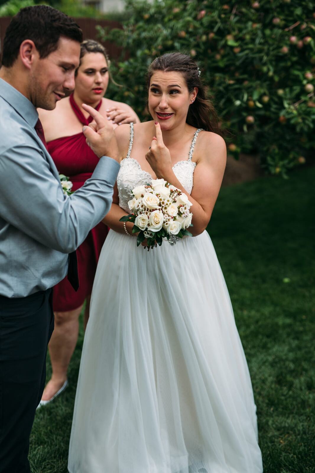 Hannah and Max weddings story frame 15: A private backyard wedding in Kamloops, with family closeness, friend energy, weather and detail moments that keep the day alive..