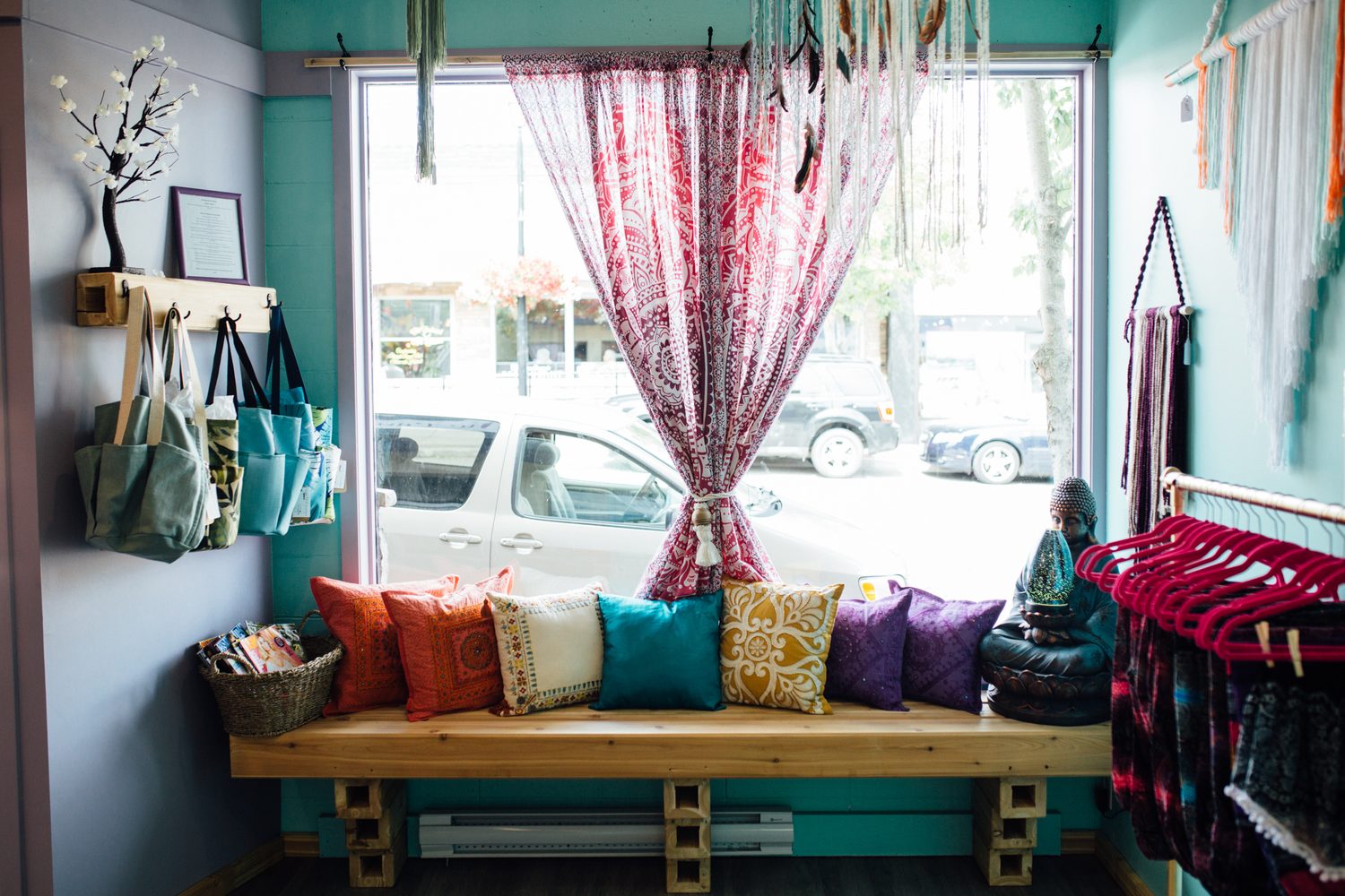 Lavender Lotus corporate story frame 2: Wellness brand photography for Lavender Lotus in Salmon Arm, BC, with interiors, product details, owner portraits, staff portraits and treatment-room atmosphere for a local wellness business..