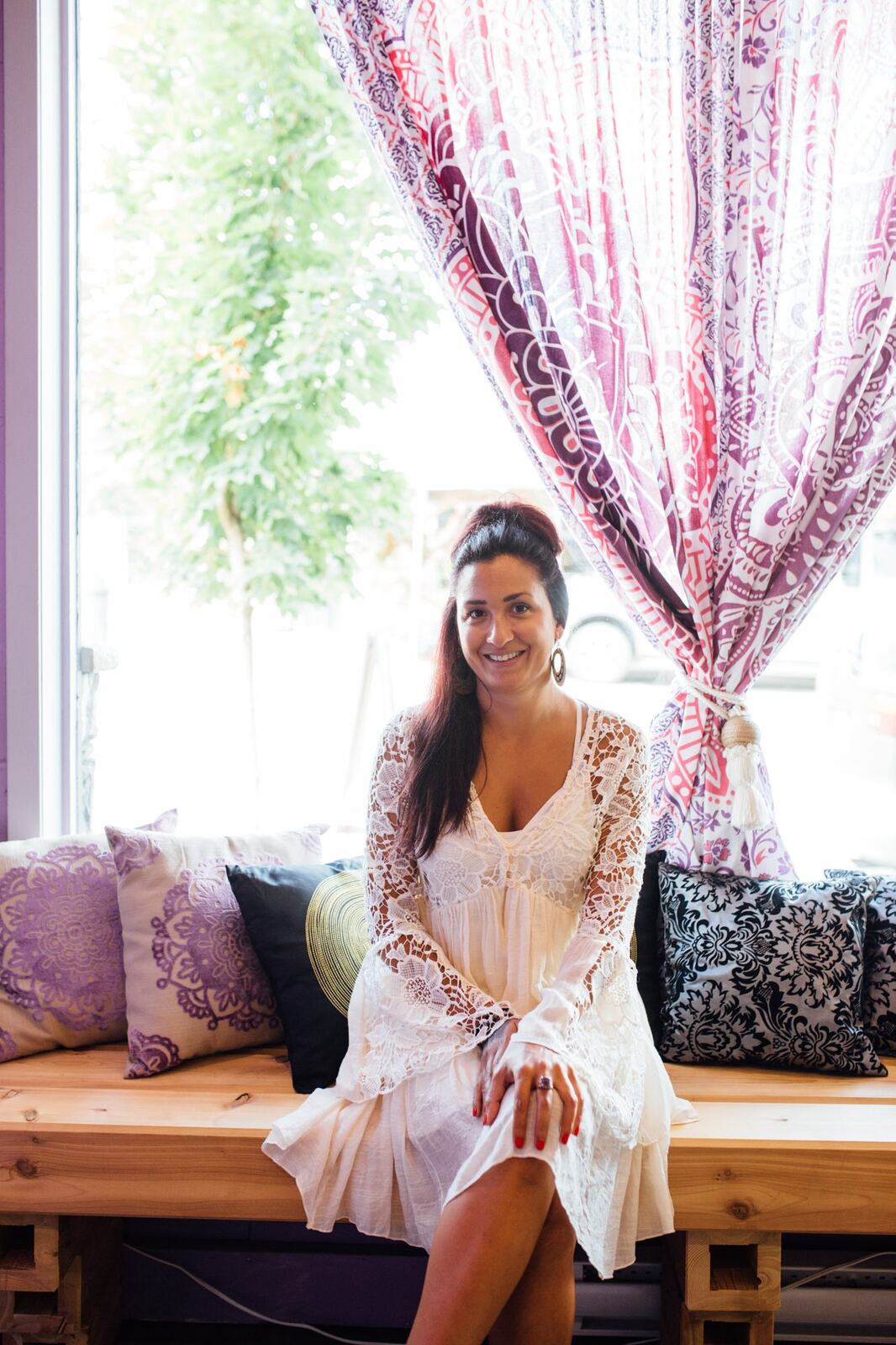 Lavender Lotus corporate story frame 10: Wellness brand photography for Lavender Lotus in Salmon Arm, BC, with interiors, product details, owner portraits, staff portraits and treatment-room atmosphere for a local wellness business..