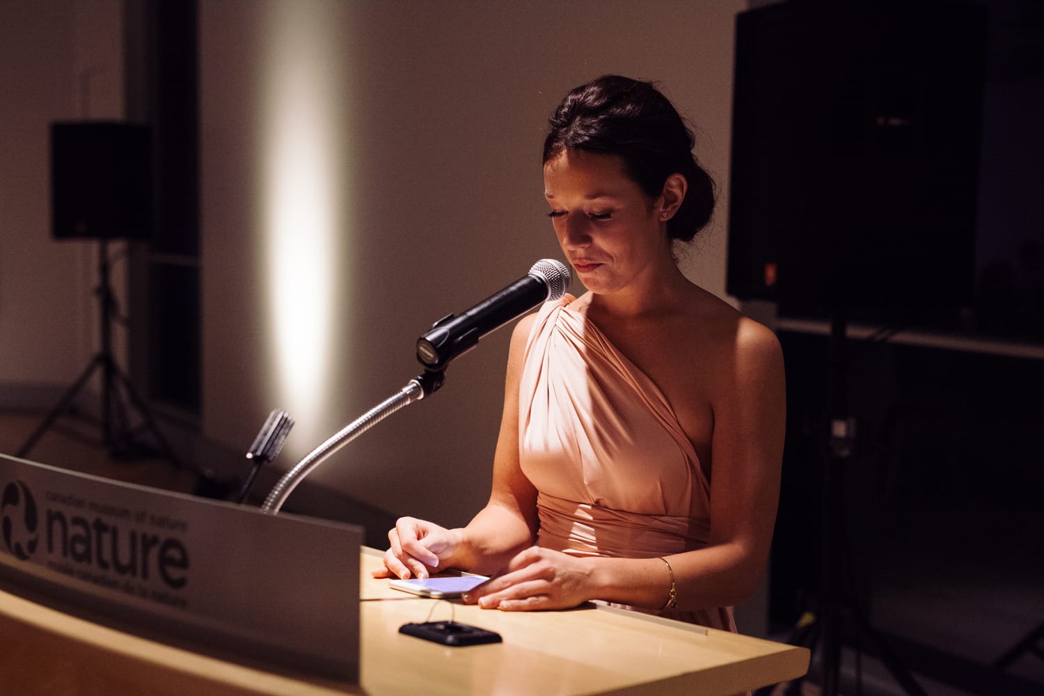 Natalia and Aaron weddings story frame 14: An Ottawa wedding at the Canadian Museum of Nature, with careful family photos, venue views, mutual friends and a story that still reaches back into James' life..